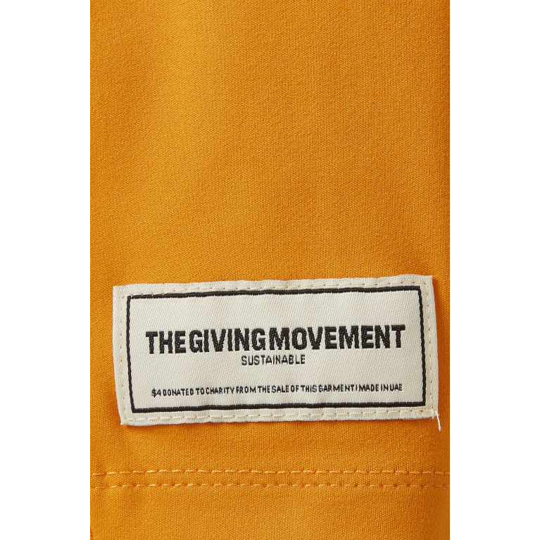 The Giving Movement - Logo Leggings in Recycled Softskin100© Orange