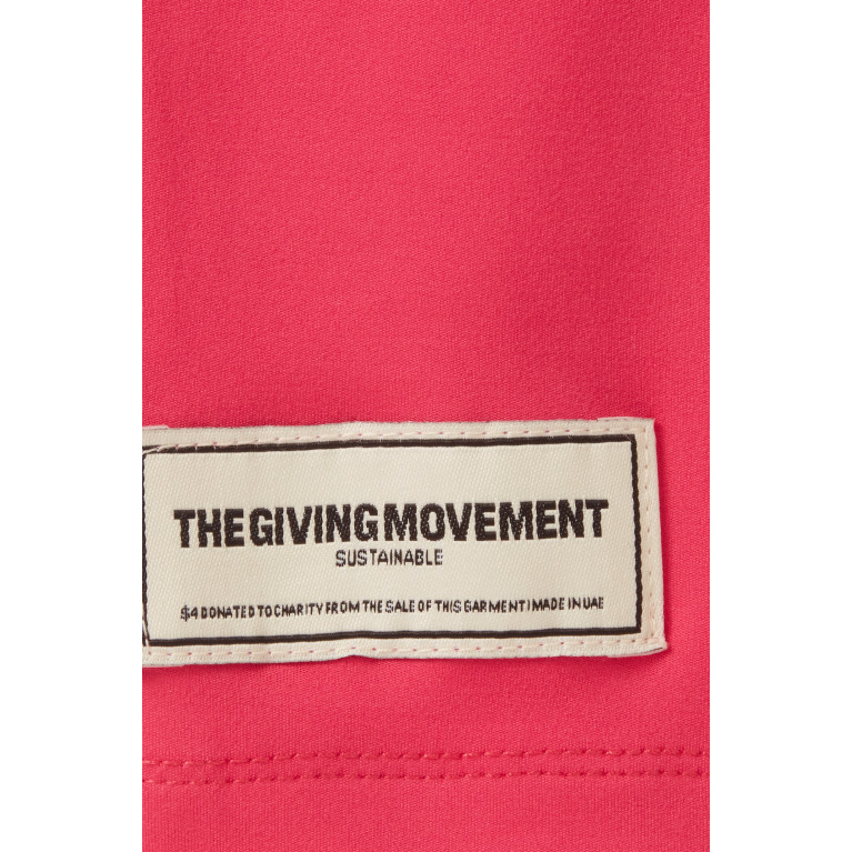 The Giving Movement - Logo Leggings in Recycled Softskin100© Pink