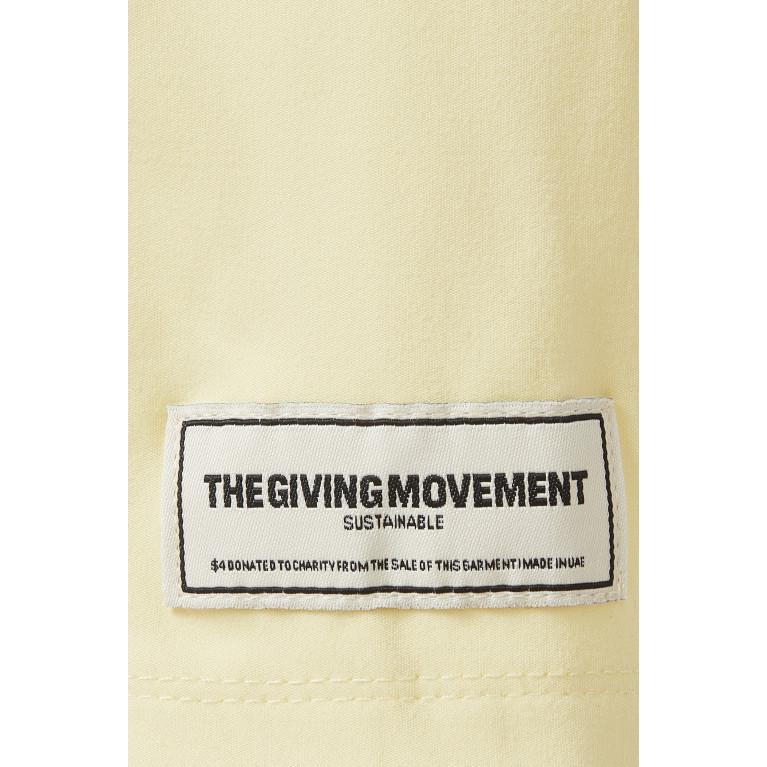The Giving Movement - Logo Leggings in Recycled Softskin100© Yellow