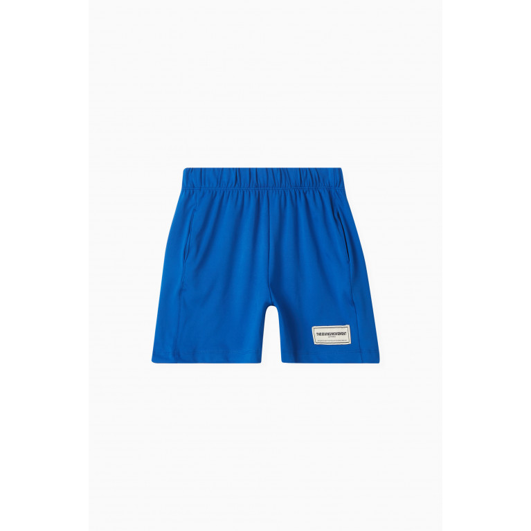 The Giving Movement - Logo Shorts in Light Softskin100© Blue