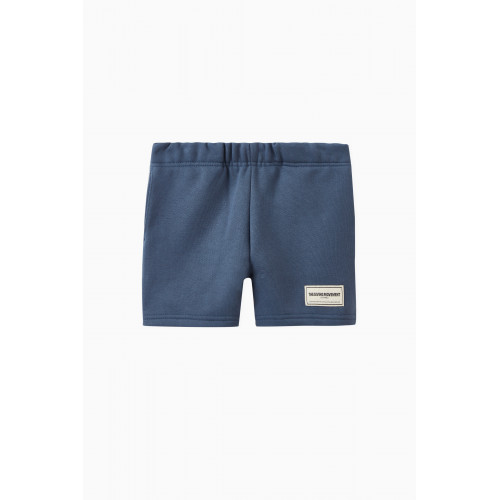 The Giving Movement - Logo Lounge Shorts in Organic Cotton-blend Purple