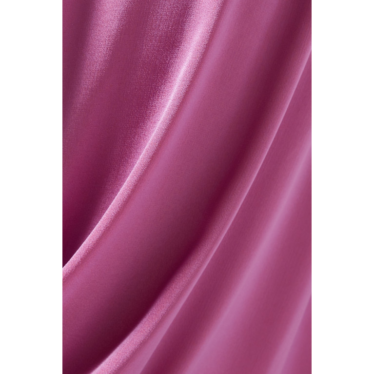 Ghizlan - Asymmetric Midi Dress in Silk