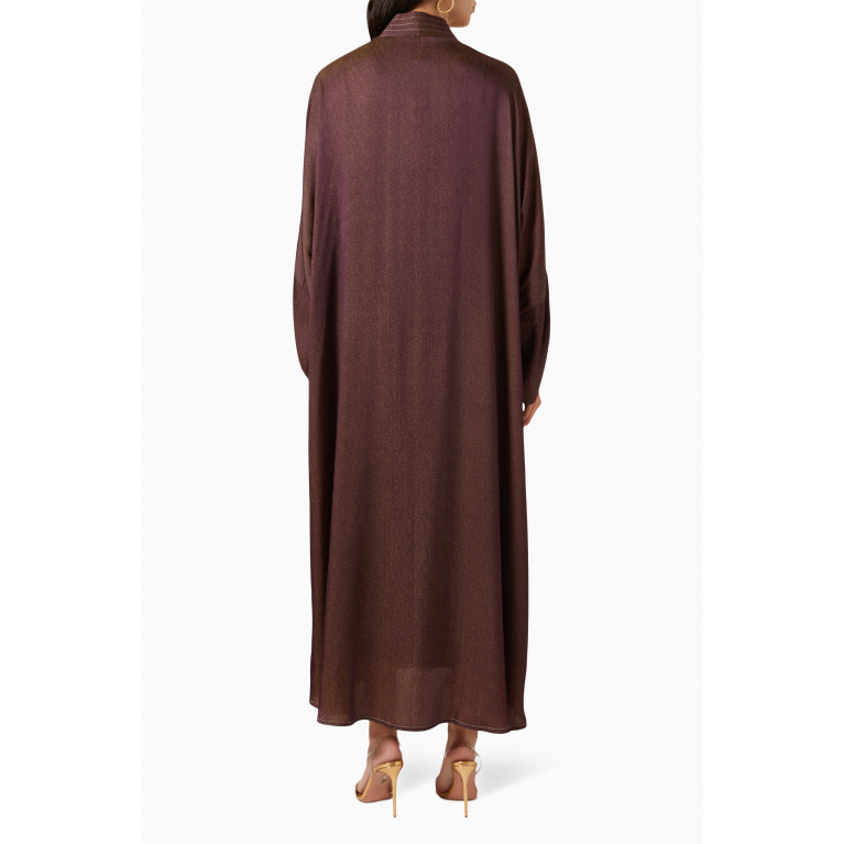 Ghizlan - Two-tone Abaya in Silk