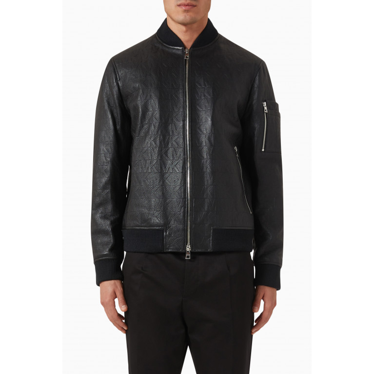 MICHAEL KORS - Bomber Jacket in Leather