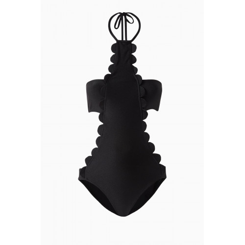 Adriana Degreas - Bubble Cut-out One-piece Swimsuit