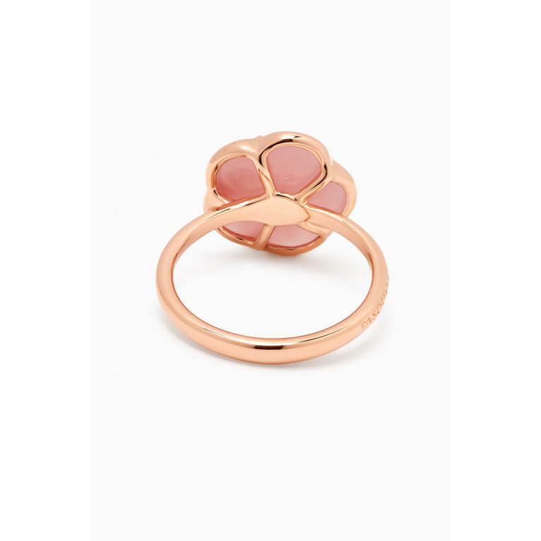 Pasquale Bruni - Petit Jolie Ring with Pink Chalcedony & Diamonds in 18kt Rose Gold