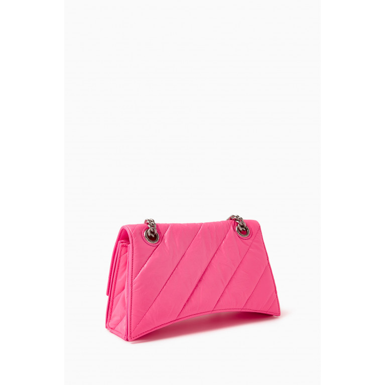 Balenciaga - Crush Small Chain Shoulder Bag in Quilted Leather