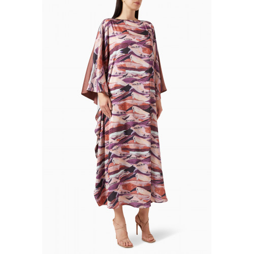 Selcouth - Printed Kaftan Maxi Dress