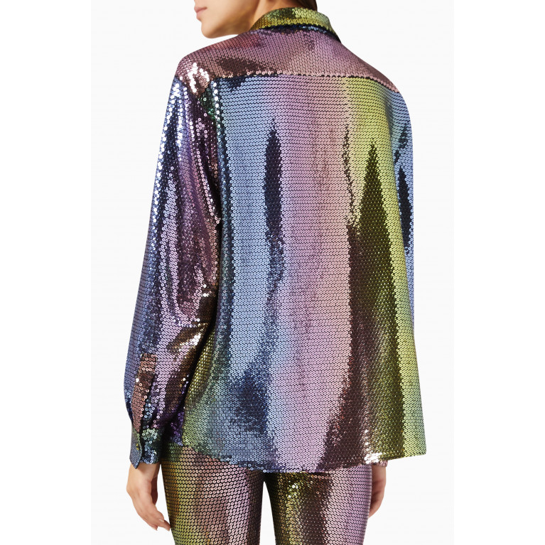 New Arrivals - Colette Shirt in Rainbow Sequins