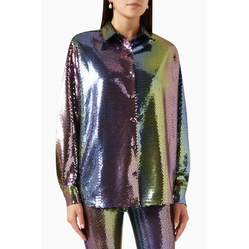 New Arrivals - Colette Shirt in Rainbow Sequins