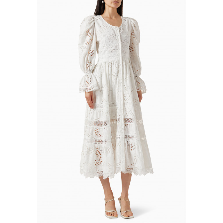 Waimari - La Perla Midi Dress in Cotton