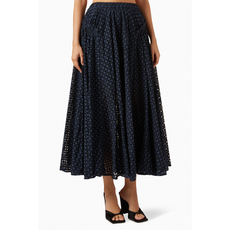 Acler - Sutton Midi Skirt in Cotton