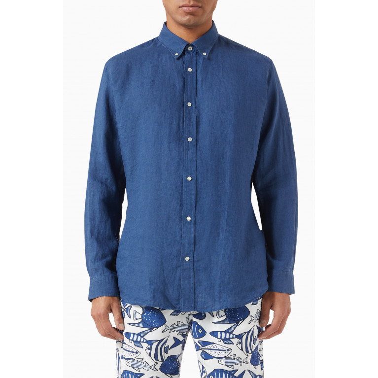 Bluemint - Martin Shirt in French Linen Blue