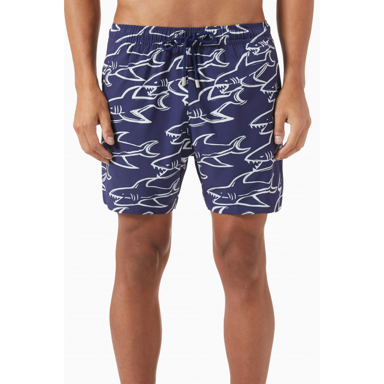 Bluemint - Arthus Print Swim Shorts in Nylon Stretch Multicolour