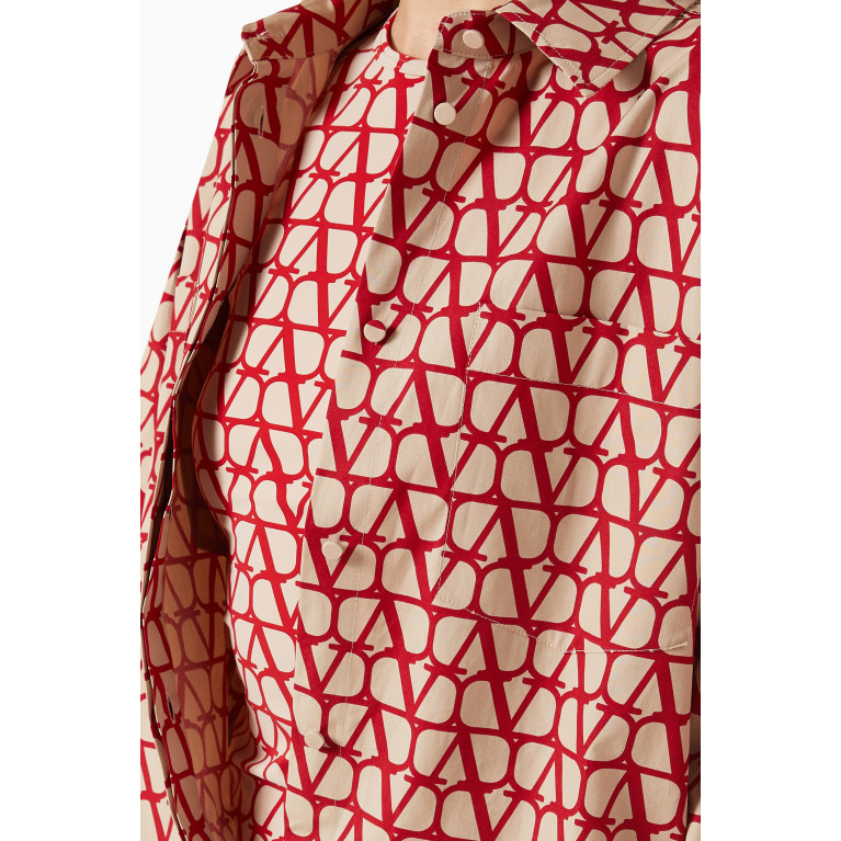 Valentino - Valentino Toile Iconographe Mini Shirtdress in Cotton-poplin