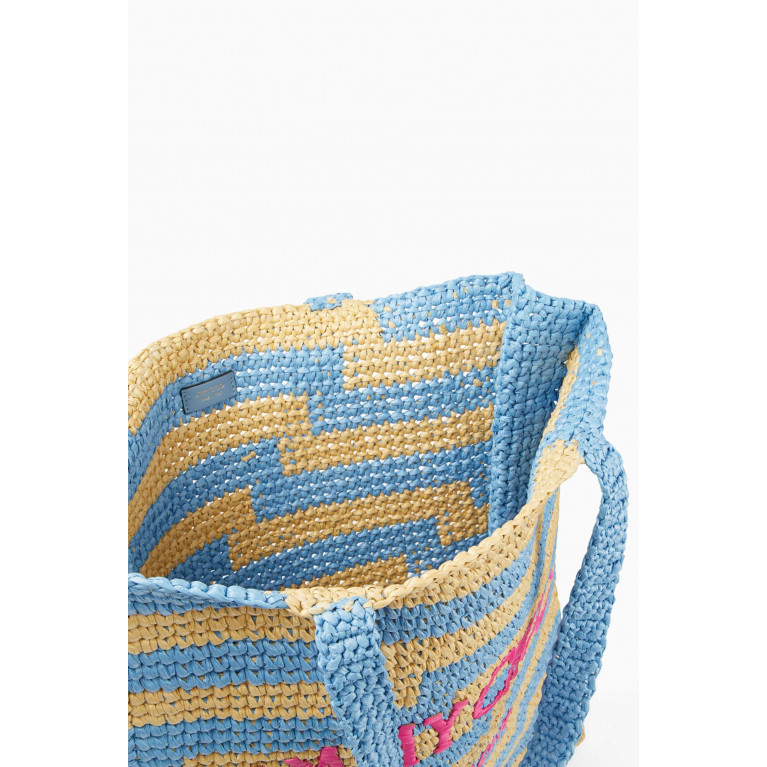 Jimmy Choo - Beach S Tote Bag in Avenue Crochet Neutral