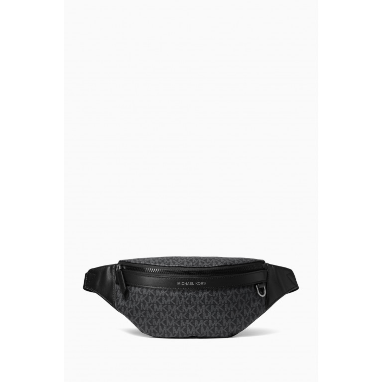 MICHAEL KORS - Small Greyson Zip Belt Bag in Leather