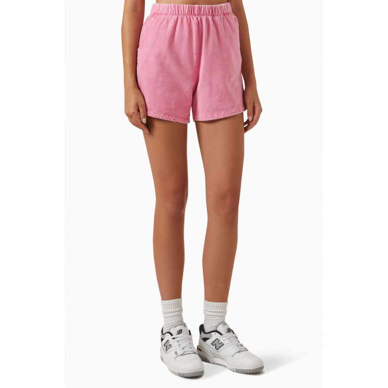 Electric & Rose - Dune Shorts in Cotton-blend Fleece Pink