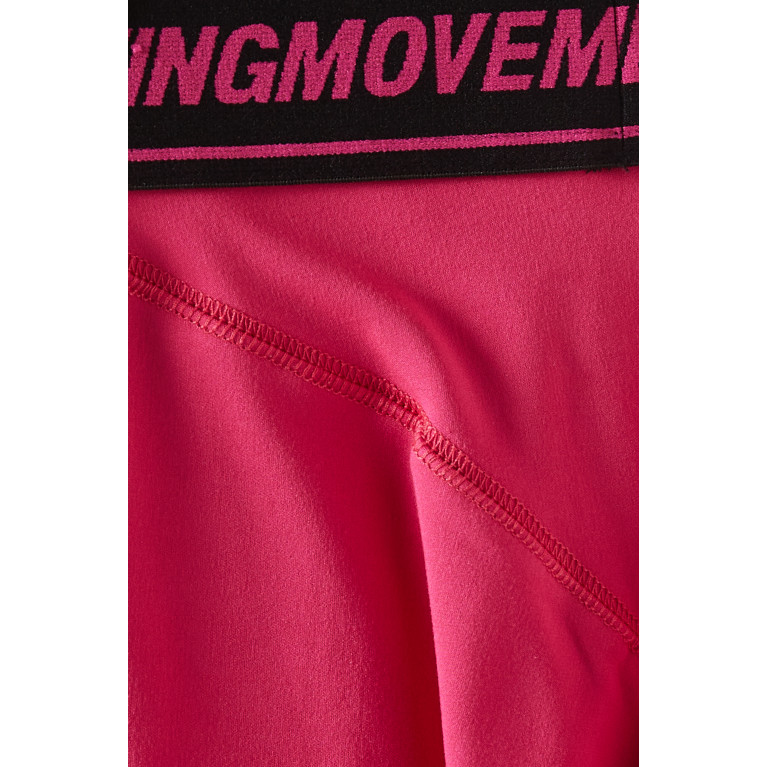 The Giving Movement - Logo-tape 24" Leggings in Recycled Softskin100© Pink