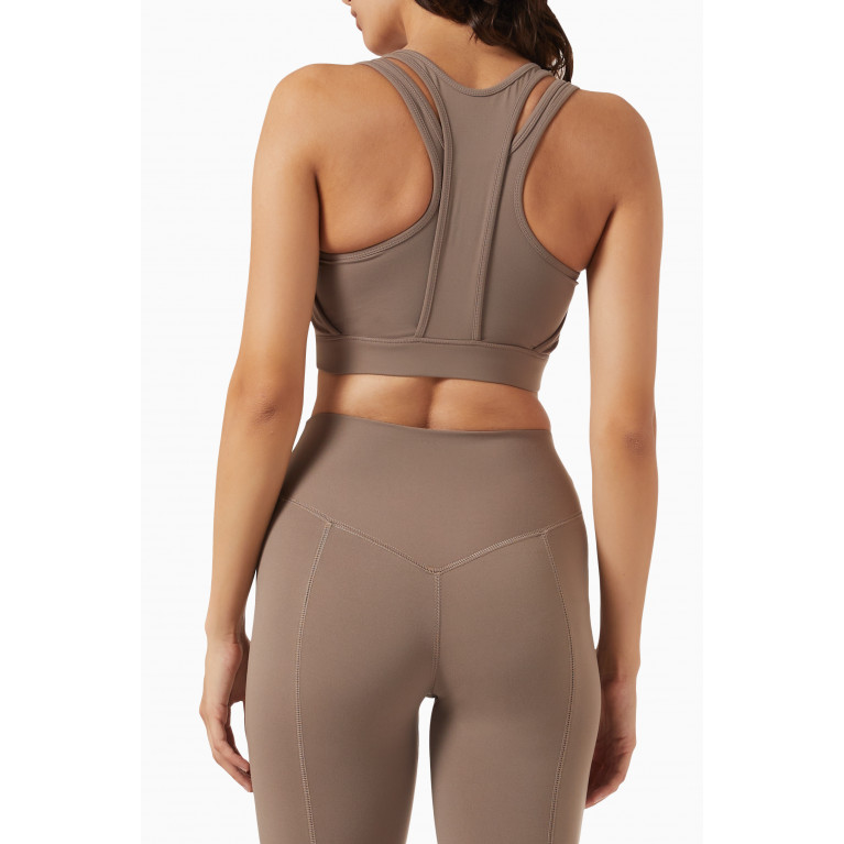 The Giving Movement - Double Layer Sports Bra in Softskin100© Neutral