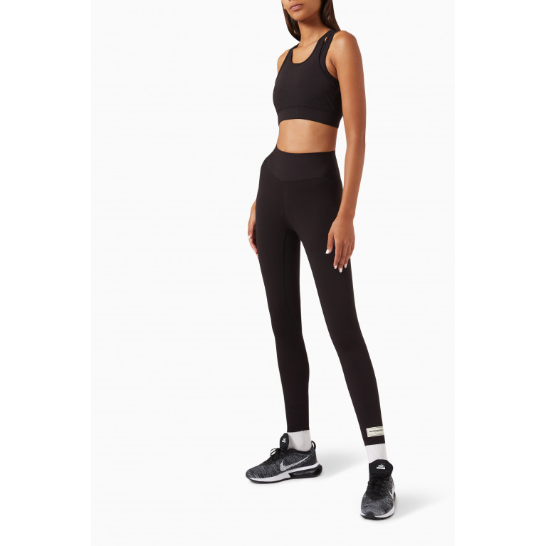 The Giving Movement - Double Layer Sports Bra in Softskin100© Black