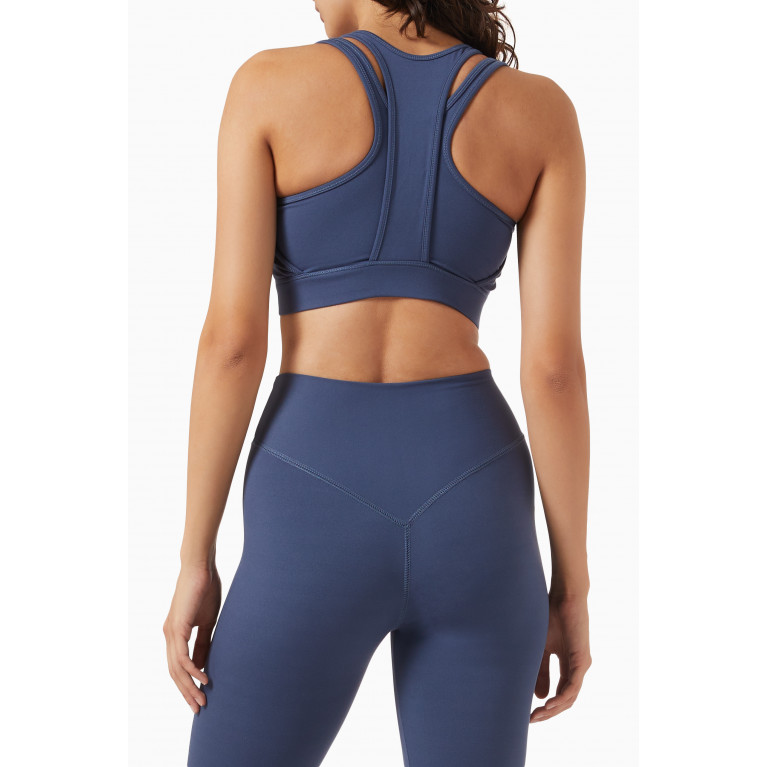 The Giving Movement - Double Layer Sports Bra in Softskin100© Blue