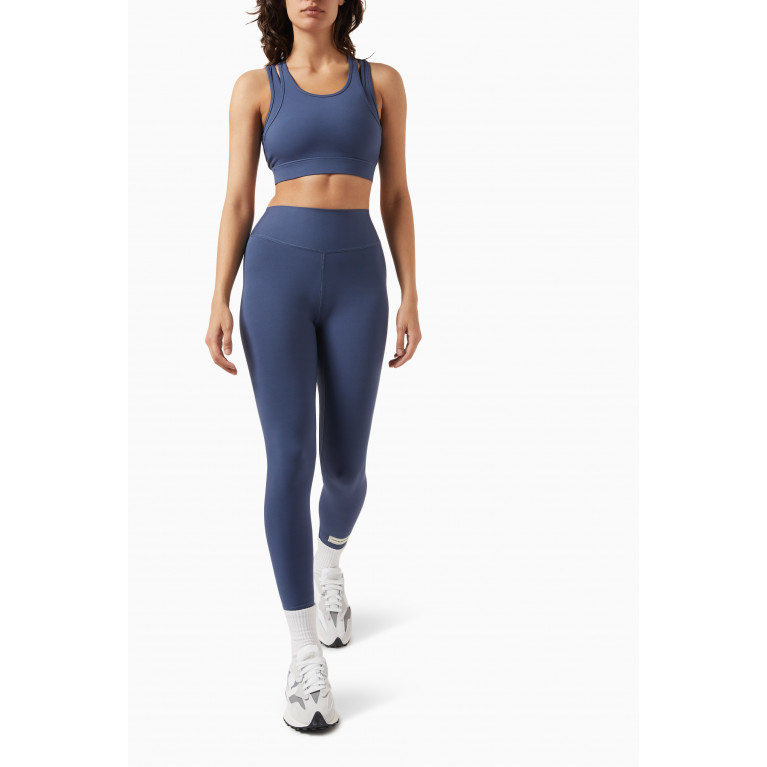 The Giving Movement - Double Layer Sports Bra in Softskin100© Blue