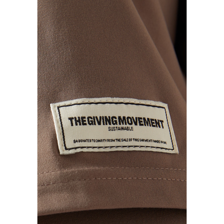 The Giving Movement - Boxy T-shirt in Light Softskin100© Neutral
