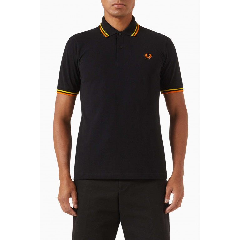 Fred Perry - Twin-tipped Polo Shirt in Cotton-piqué