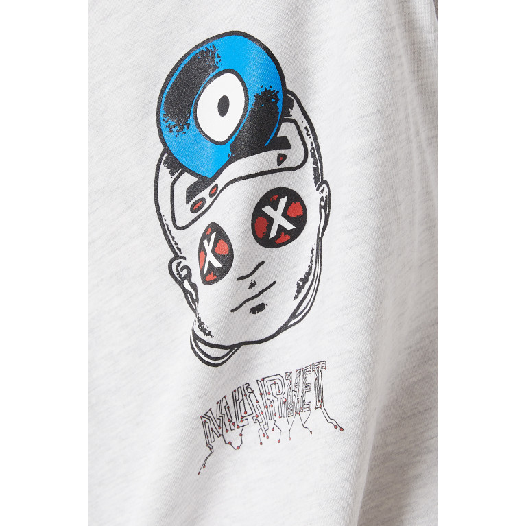 Market - Smiley Hackers T-shirt in Cotton Jersey