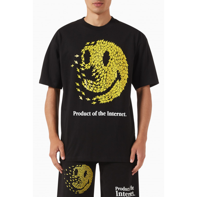 Market - Smiley Product Of The Internet T-Shirt in Cotton Jersey