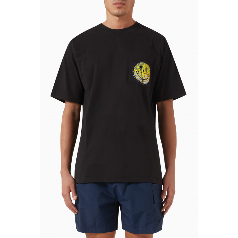 Market - Smiley Afterhours Pocket T-shirt in Cotton Jersey