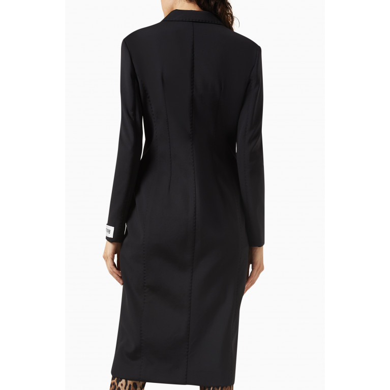 Dolce & Gabbana - x Kim Tailored Coat Dress in Technical Jersey