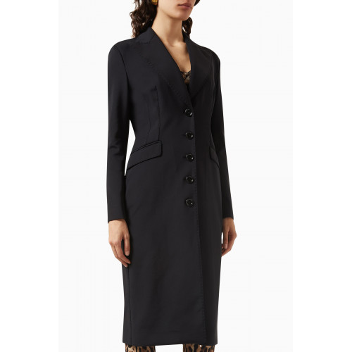 Dolce & Gabbana - x Kim Tailored Coat Dress in Technical Jersey