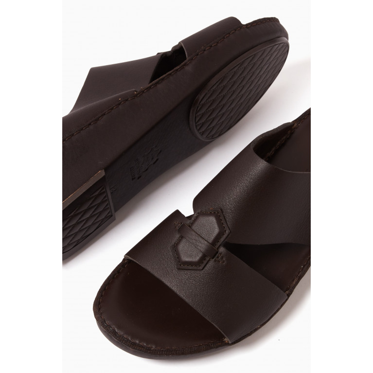 Private Collection - Cuscino Sandals in Deercalf Neutral
