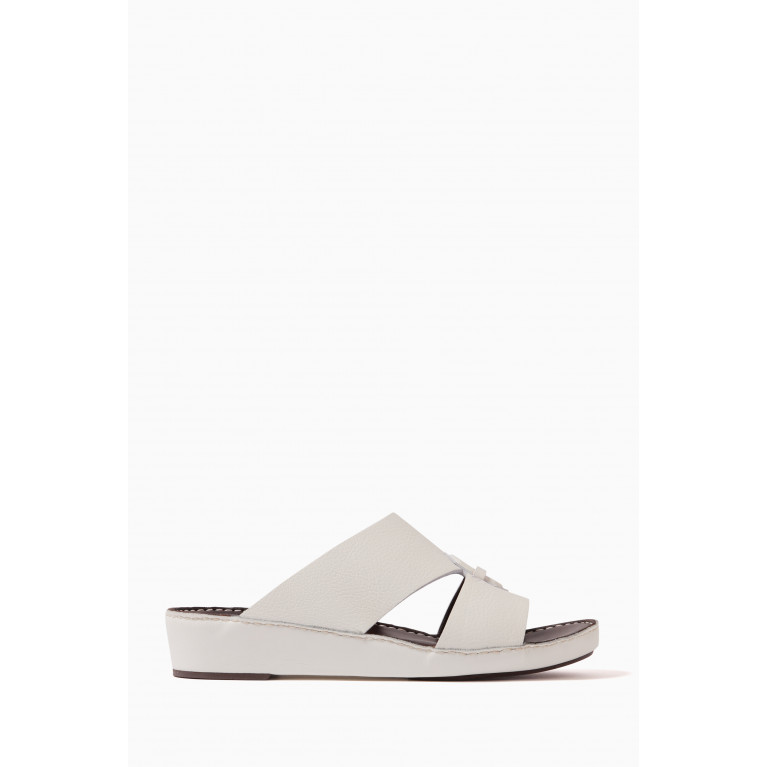 Private Collection - Cuscino Sandals in Deercalf White