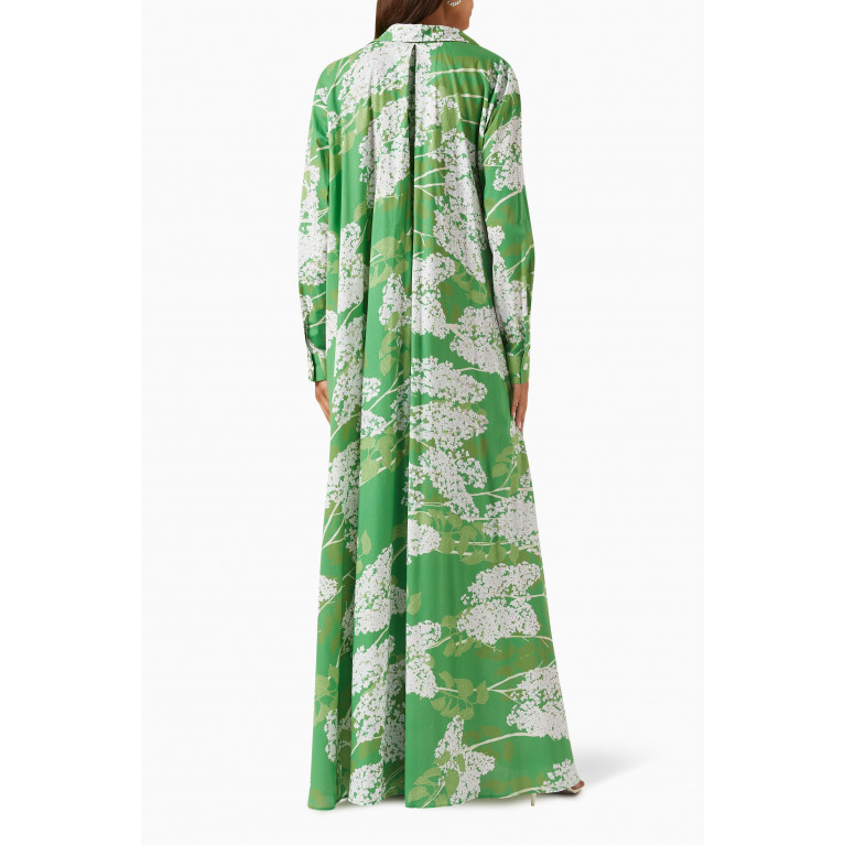 BERNADETTE - Gregory Printed Maxi Dress in Cotton