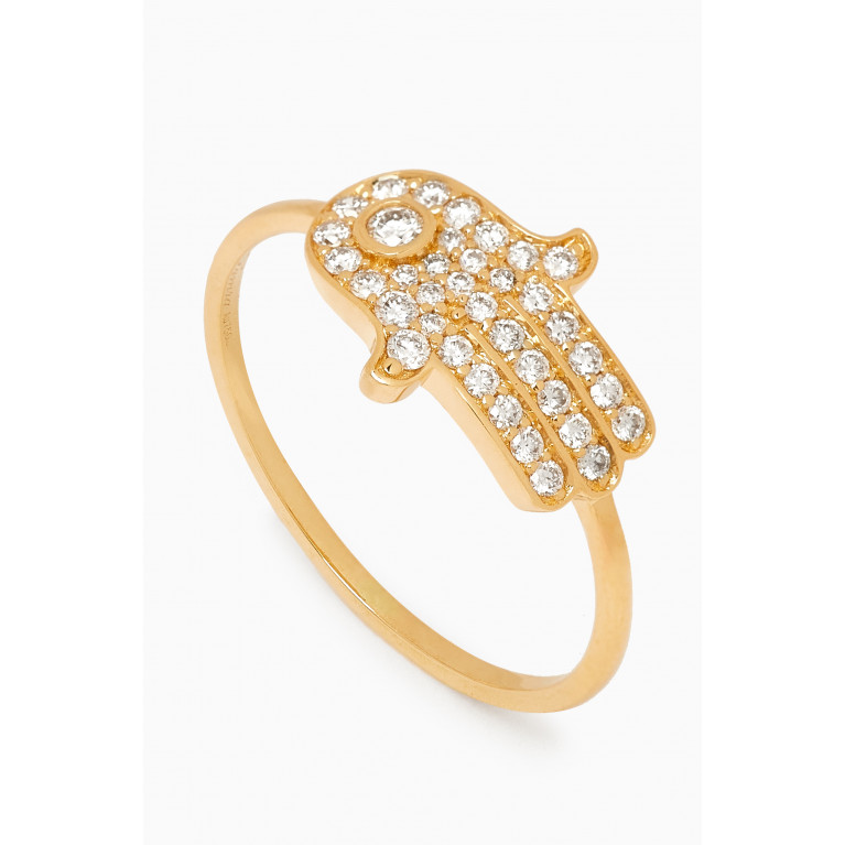Samra - Barq Diamond Ring in 18kt Gold