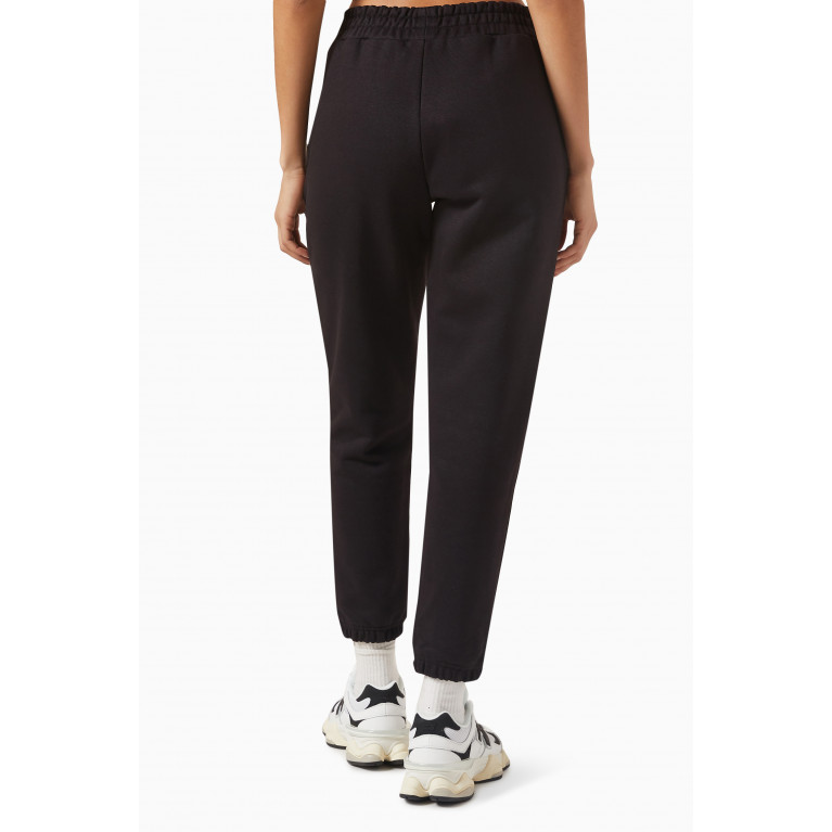The Giving Movement - Relaxed-fit Sweatpants in Organic-cotton Blend Black