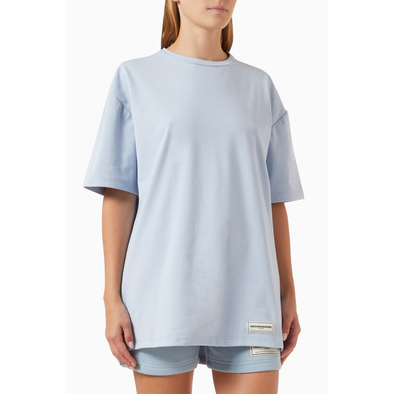 The Giving Movement - Oversized T-shirt in Light Softskin100© Blue