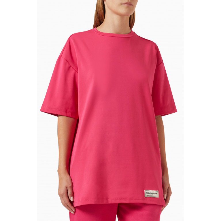The Giving Movement - Oversized T-shirt in Light Softskin100© Pink