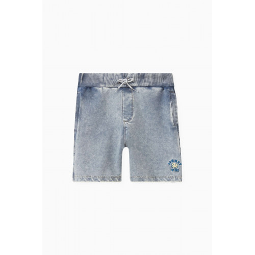 Name It - Smiley-embroidered Shorts in Cotton-blend