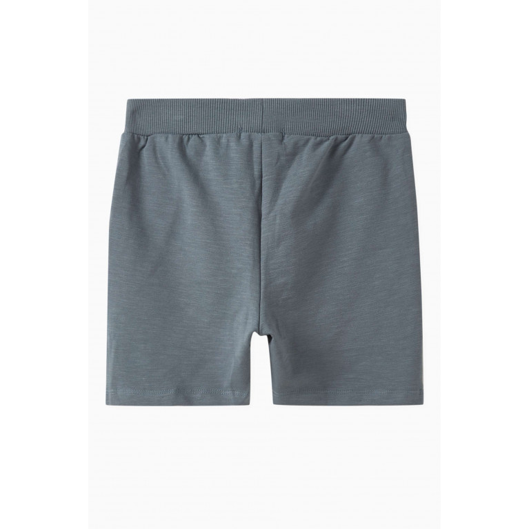 Name It - Flap-pocket Shorts in Cotton Blue