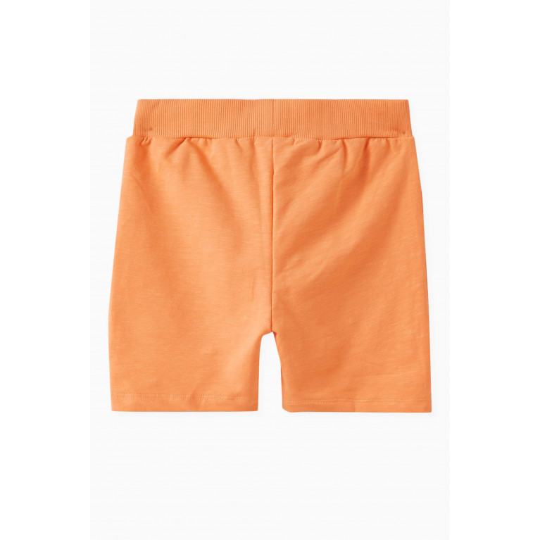 Name It - Flap-pocket Shorts in Cotton Orange