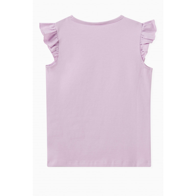 Name It - Graphic-print T-shirt in Cotton Pink
