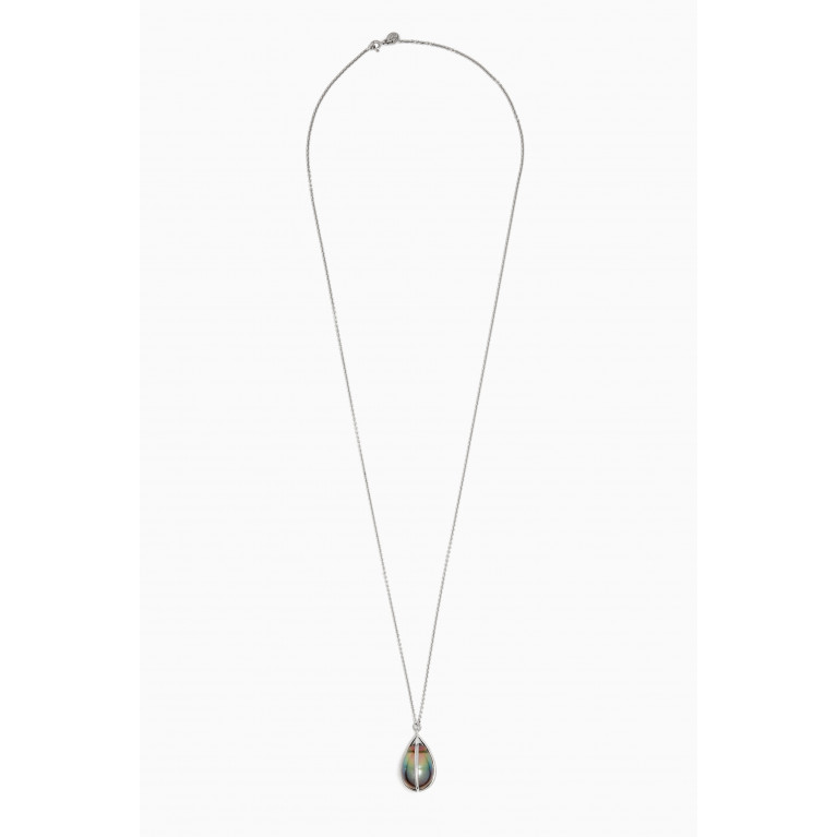 Robert Wan - Akila Pearl Long Necklace in 18kt White Gold