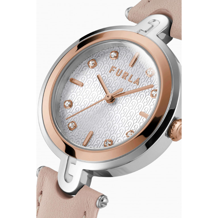 Furla - Arch Bar Quartz Leather Watch, 32mm
