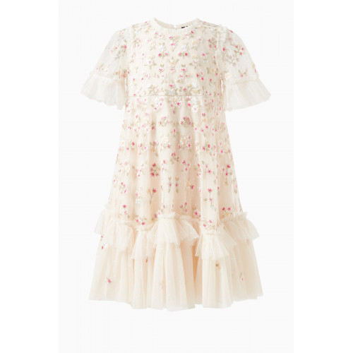 Needle & Thread - Evening Primrose Floral Dress in Polyester