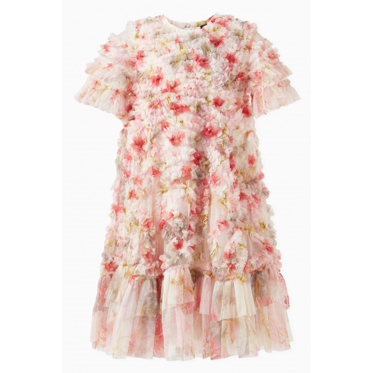 Needle & Thread - Hummingbird Verity Floral-print Dress in Polyester