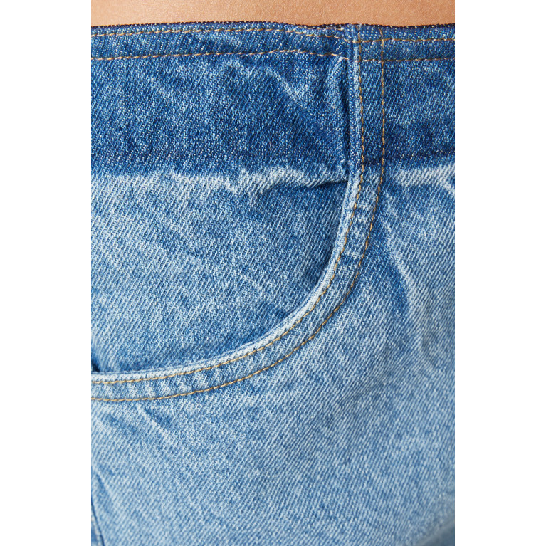 Christopher Esber - Deconstructed Jeans in Denim
